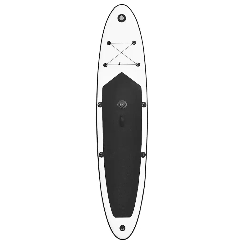 Set Tavola Gonfiabile da SUP con Vela Nero e Bianco cod mxl 69817