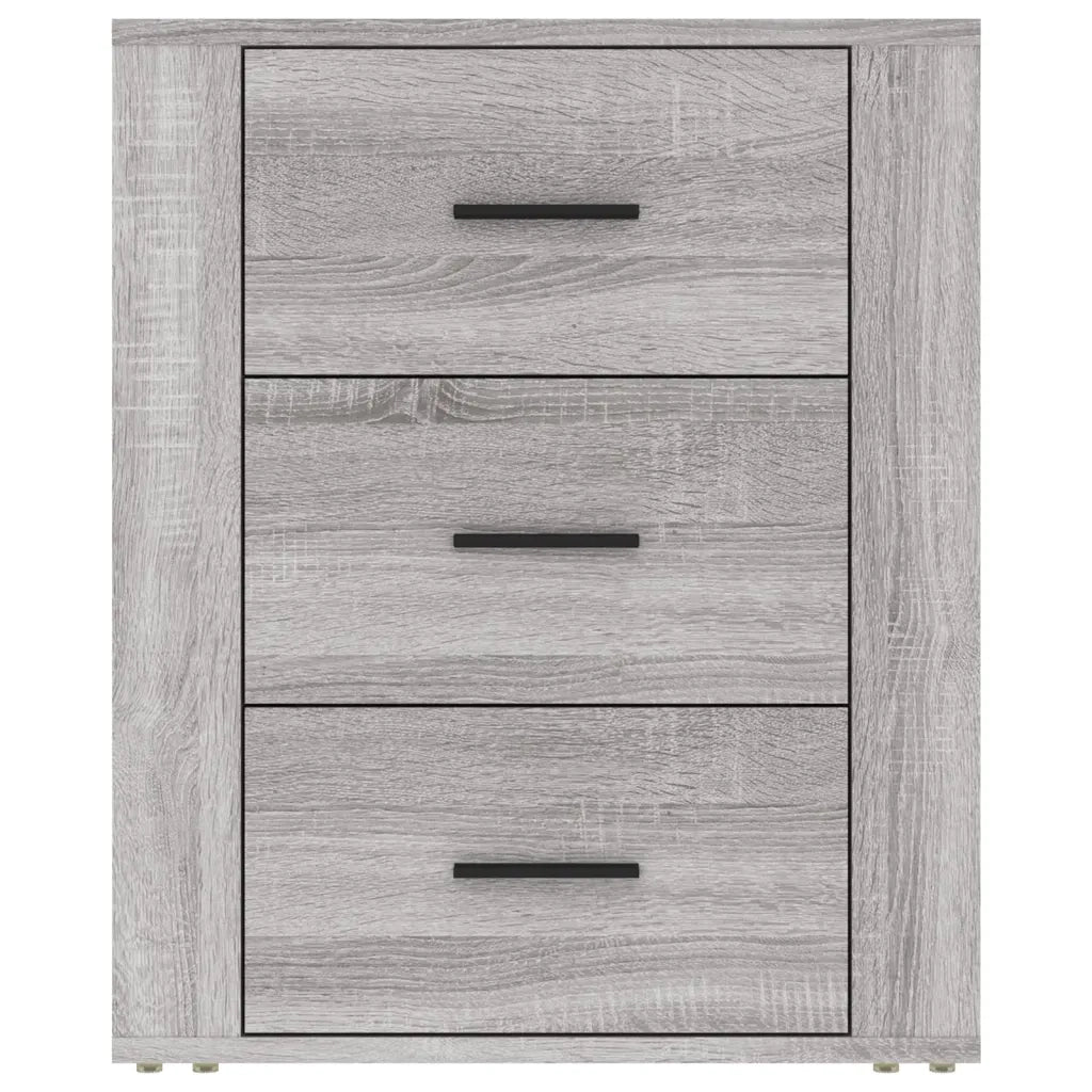 Comodino-Tavolino da notte Grigio Sonoma 50x36x60 cm in Legno Multistrato 153159