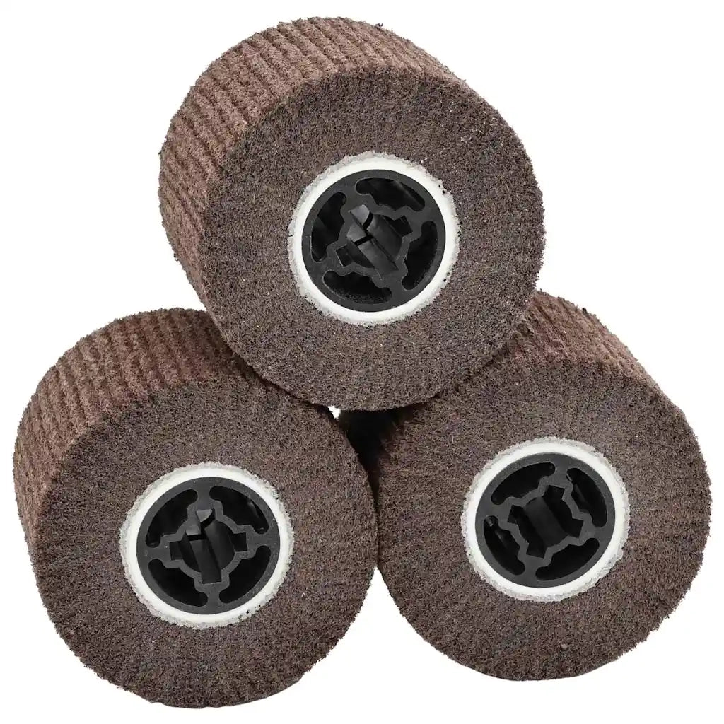 Rulli Abrasivi 3 pcs Marrone 12 x 12 x 10 cm Fibre sintetiche 42008341