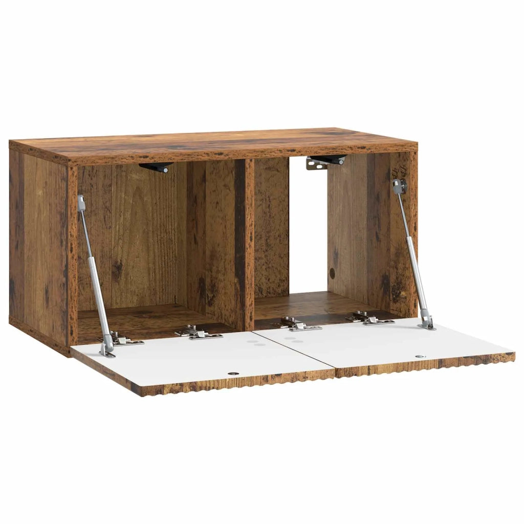 Mobile TV da Muro | Armadietto TV | Mobile Porta TV Legno antico 59,5 x 31 x 30 cm