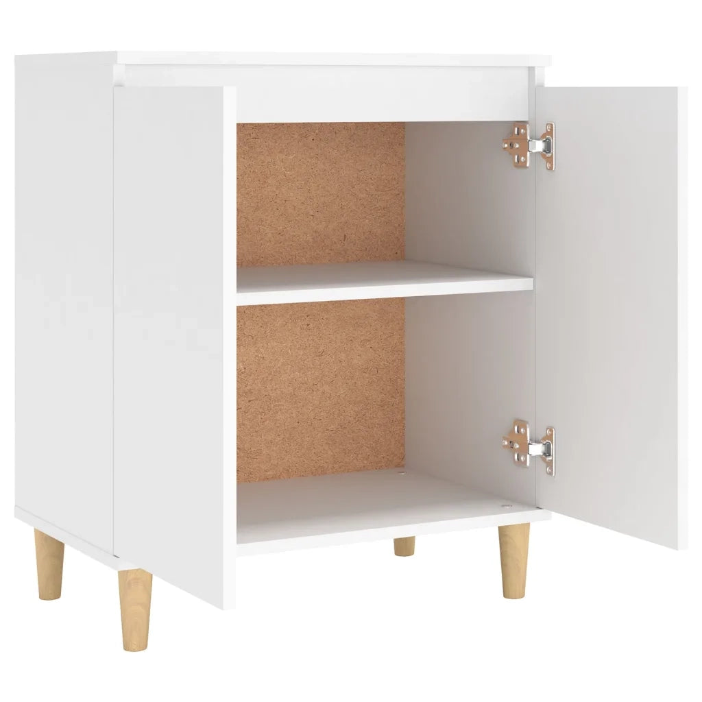 Credenza | Madia | Buffet da pranzo | Armadio da pranzo Bianca 103,5x35x70 cm in Legno Multistrato