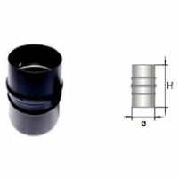 Manicotto m m inox nero d.080