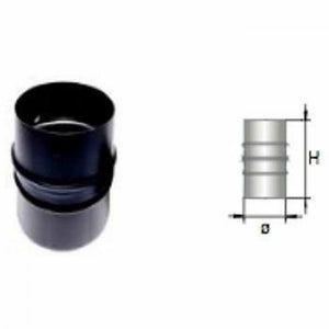 Manicotto m m inox nero d.080