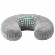 Cuscino da viaggio per il collo Grigio Schiuma Memory CFW9624282