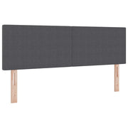 Testiera | Testata Grigio scuro 160 cm Tessuto in Cords