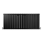 Radiatore Termosifone Termoarredo Design Piatto Pannello Elementi Nero opaco