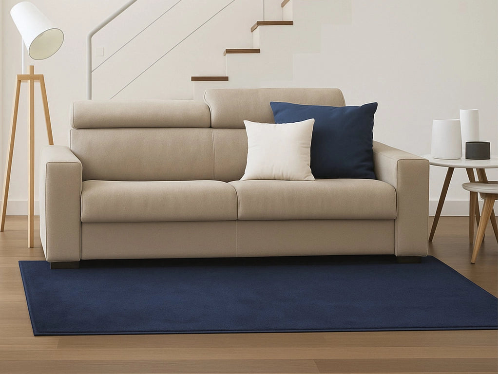 Action, Divano Letto 3 Posti Sfoderabile Made in Italy, 220x95 cm Beige
