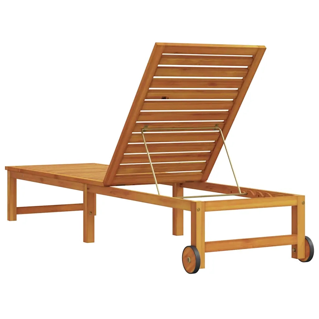 Lettino da sole Marrone 202 x 53 x 89 cm 4108106