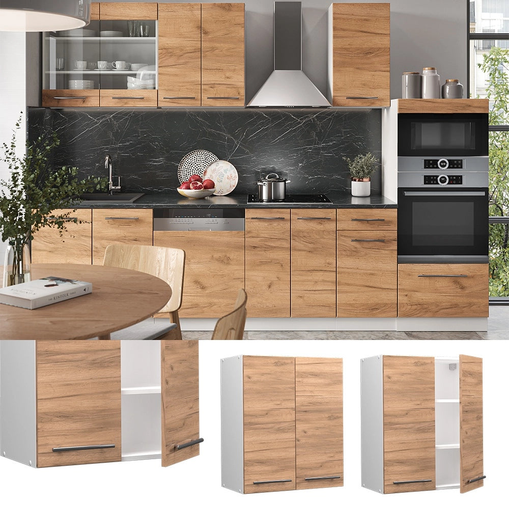 Pensile da cucina Fame-Line Rovere dorato/Bianco 60 cm Vicco