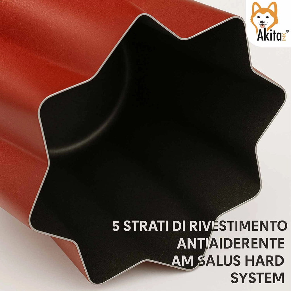Akitaink Forma Stampo Pandoro 800g Alluminio Antiaderente
