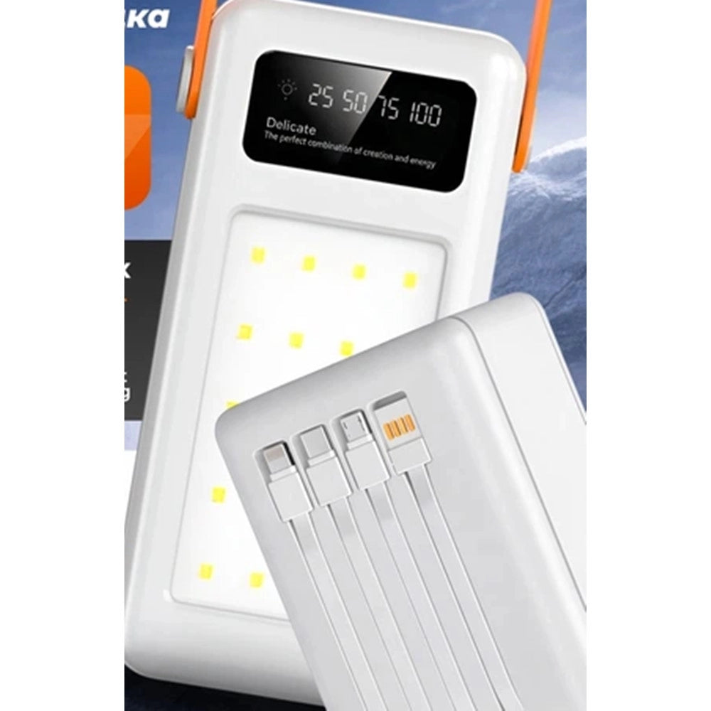 Trade Shop - Power Bank 60000mah Qc 3.0 Pd Wxj-029 Batteria Esterna Portatile Con Display 4 Porte Usb -