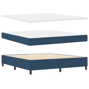 Letto a molle con strisce LED Blu 180 x 200 cm Tessuto 3342969