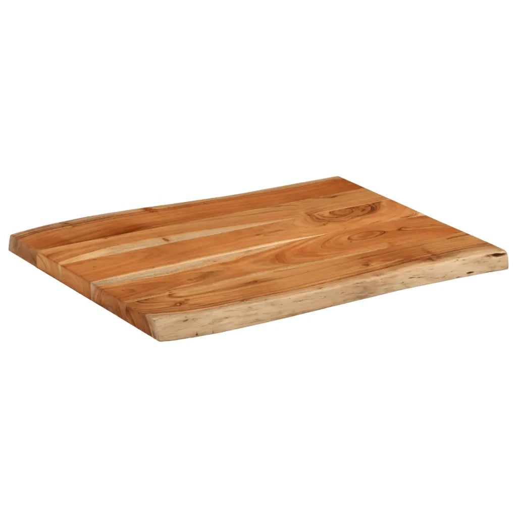 vidaXL Piano Tavolo 90x60x2,5 cm Rettangolare Legno Acacia Bordi Vivi