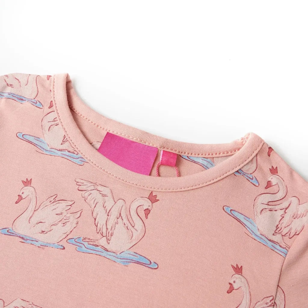 Pigiama da Bambina a Maniche Lunghe Rosa Chiaro 116 14226