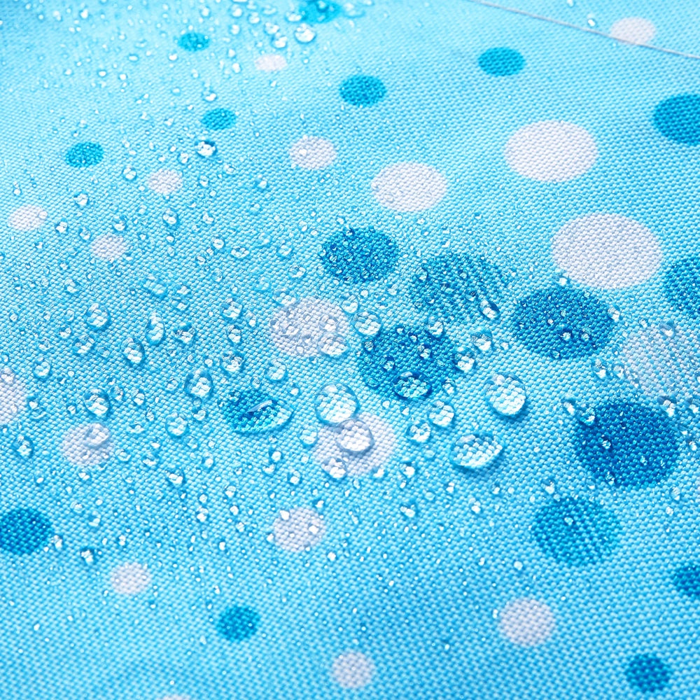Beanbag grande con motivo a pois blu per distendersi con zip gigante Beanbag