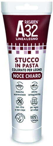 Rasaben STUCCO IN PASTA COLORATO PER LEGNO A32 MOGANO ml. 150 6.00 pz