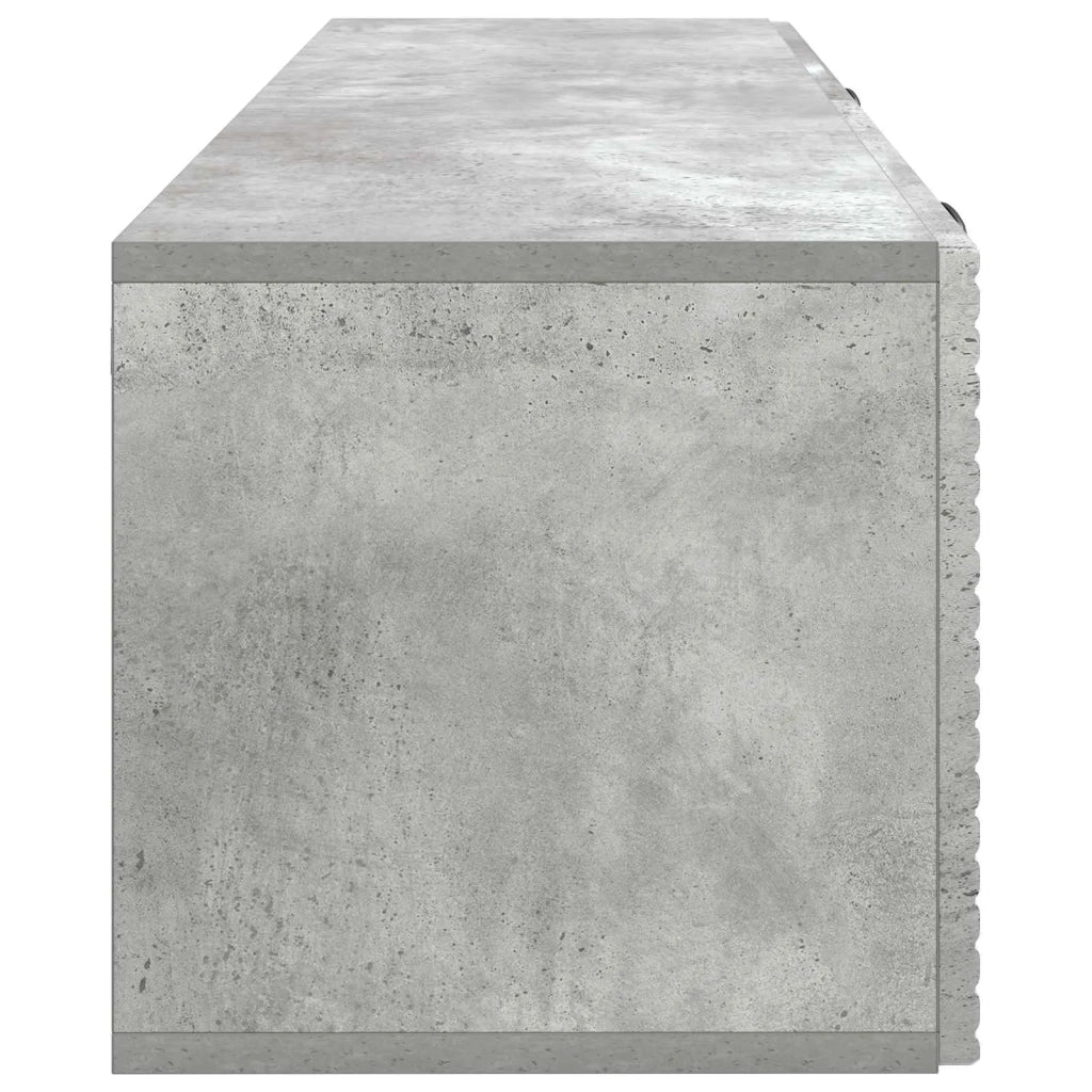 Mobile Porta TV da Muro Grigio Cemento 98 x 31 x 30 cm 898728