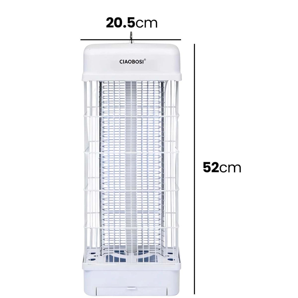 Lampada 15W Anti-zanzare e mosche 360° UV ad alta efficienza Bianco Avizar