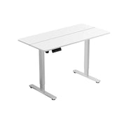 Scrivania elettrica ergonomica con 3 memorie di altezza e protezione anti-collisione, Scrivania regolabile in altezza Bianco-Scrivanie