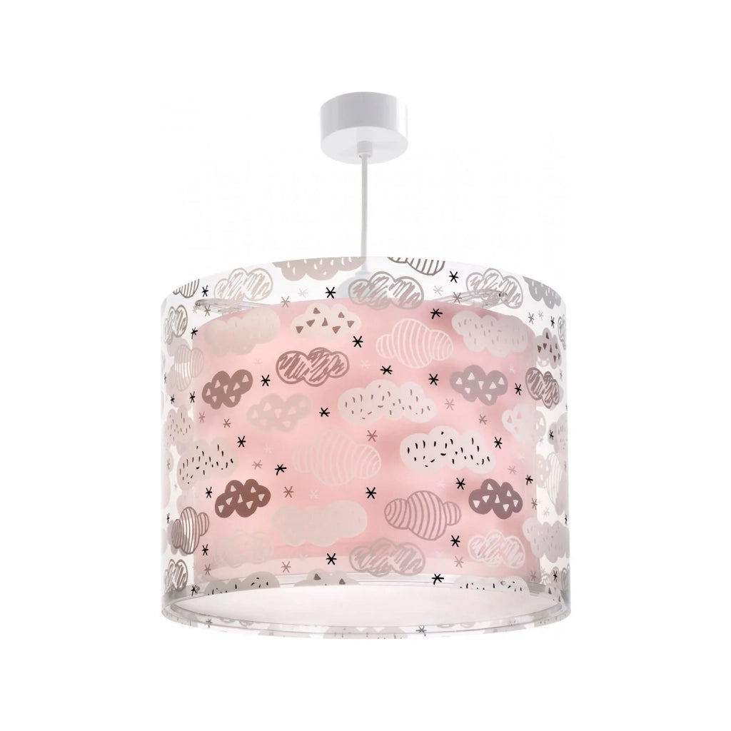 LÚZETE - LÁMPARA COLGANTE INFANTIL CLOUDS ROSA