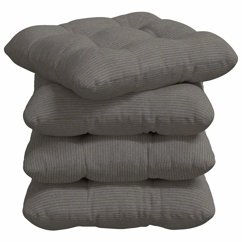 Cuscini per Seduta 4 pcs Grigio chiaro 40 x 40 cm