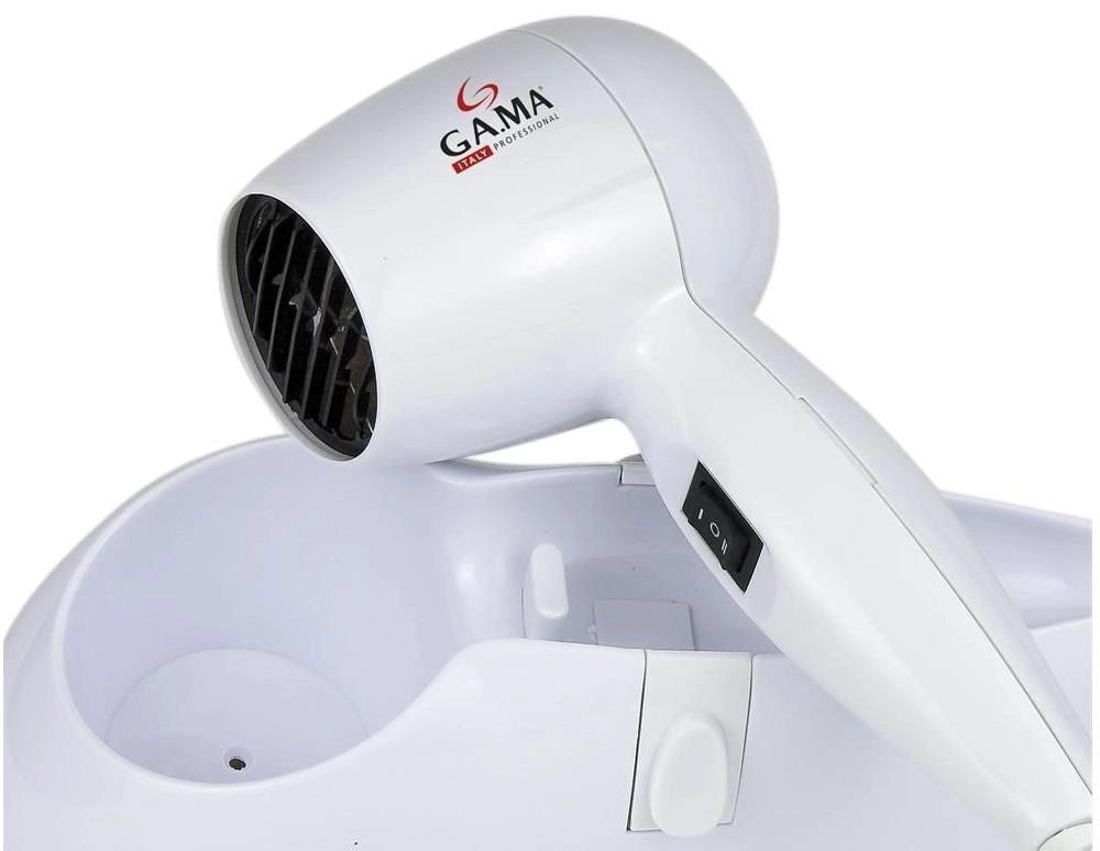 GA.MA Phon da Parete Gama: Pratico & Maneggevole, 1200 W, Consumi Bassi, Dimensioni Ridotte - 200 grammi, Motore DC Ultraleggero, 4 combinazioni di velocità e temperatura