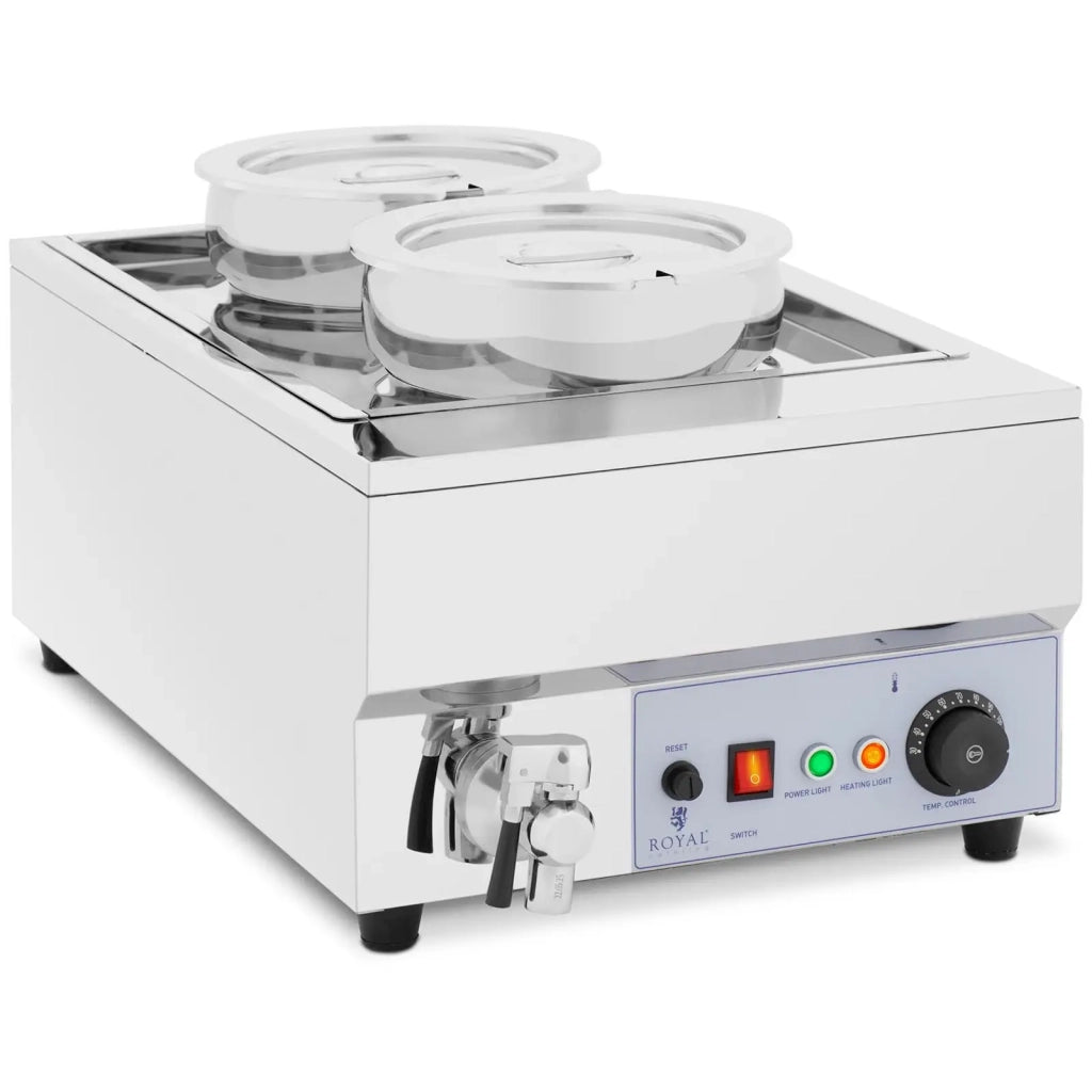 Distributore di zuppe professionale 14 litri 1500 watt finitura opaca acciaio inox argento 14_0008843