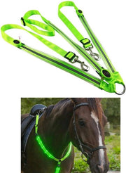 Verstelbare paardenharnas per addestramento di sicurezza con motivi di fiore di ciliegia.