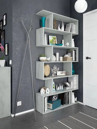 libreria alta athena 192hx80x25 cemento