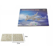 Trade Shop - Puzzle 3d Legno Aereo Linea Modellino Modellismo Collezione Gioco Bambini 07336 -