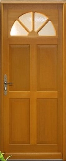 Porta d'ingresso 'Ferji' 215X90 a destra con maniglia e serratura