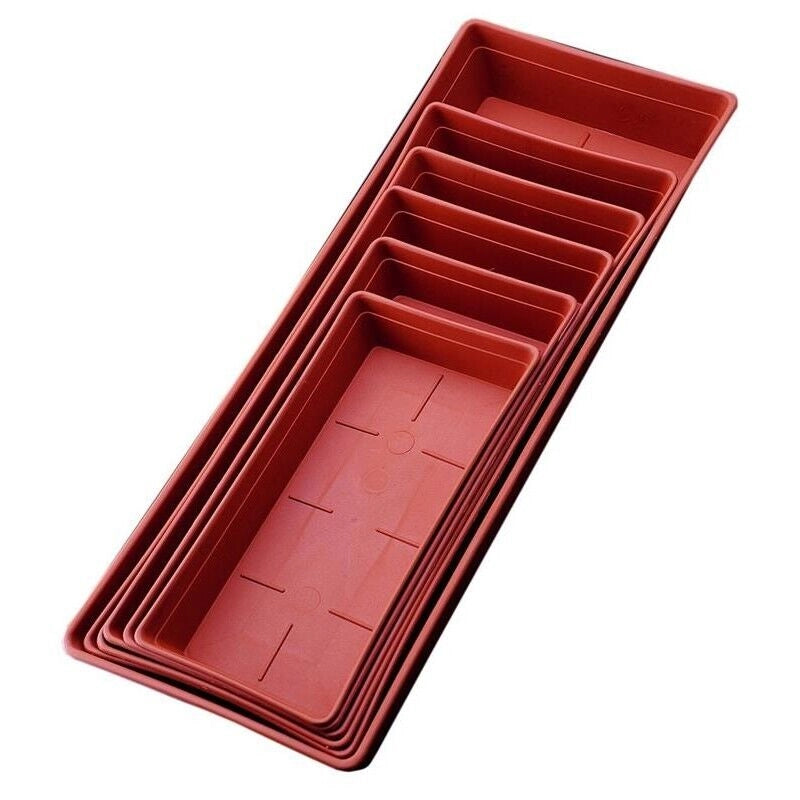 BAMA SOTTOVASO RETTANGOLARE 60 X 23 X H7 CM COLORE TERRACOTTA
