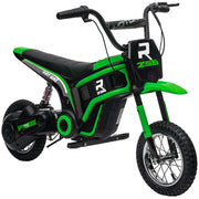 Moto Elettrica Bambini Verde 2 Velocit¨¤ 8-12 Anni ¨C zephmum ¨C 8-16km/h