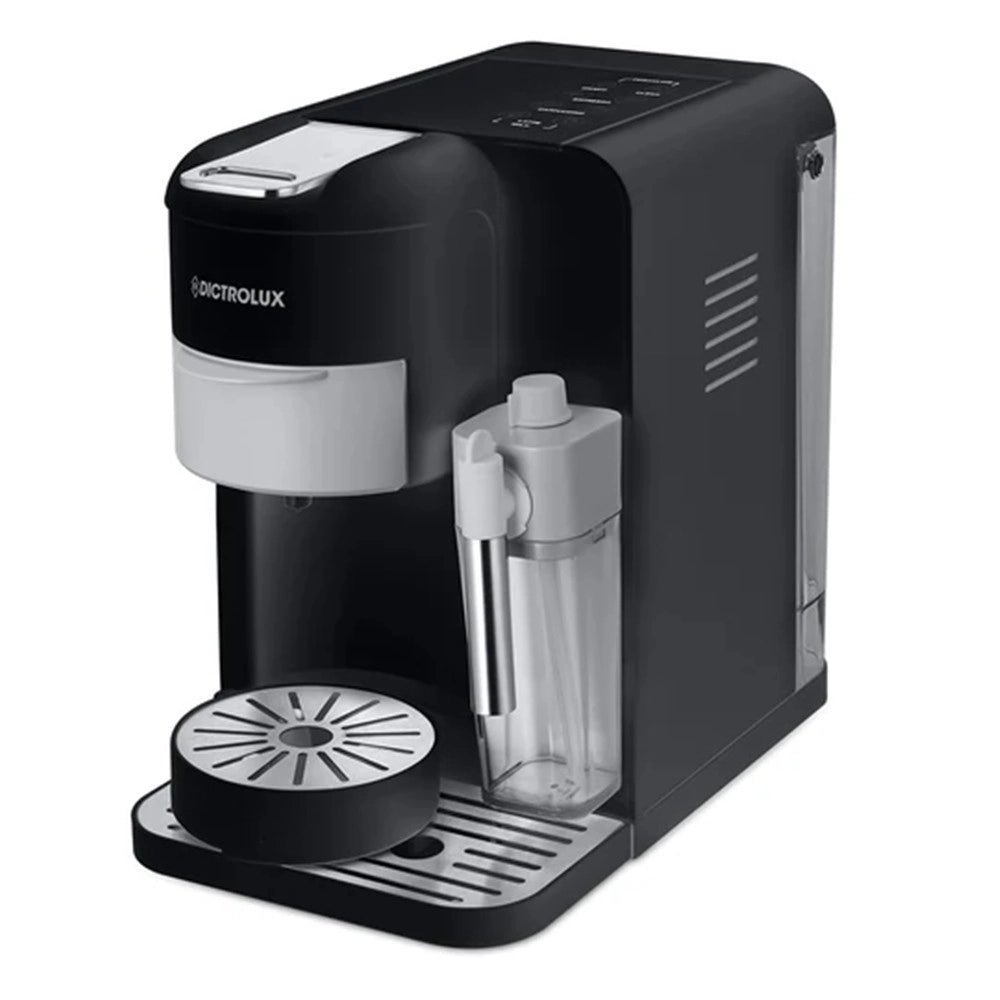 Trade Shop - Macchina Da Caffè Con Montalatte 3 In 1 1350w Multifunzione Adattatori Per Capsule Cialde -