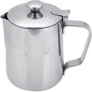 Opschuimer a vapore senza gocce - 350ml - Cappuccino con design latte art - Incluso coperchio