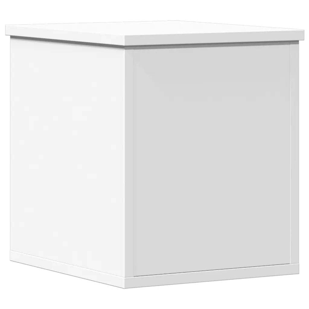 Contenitore Portaoggetti Bianco 30x35x35 cm in Truciolato 840667