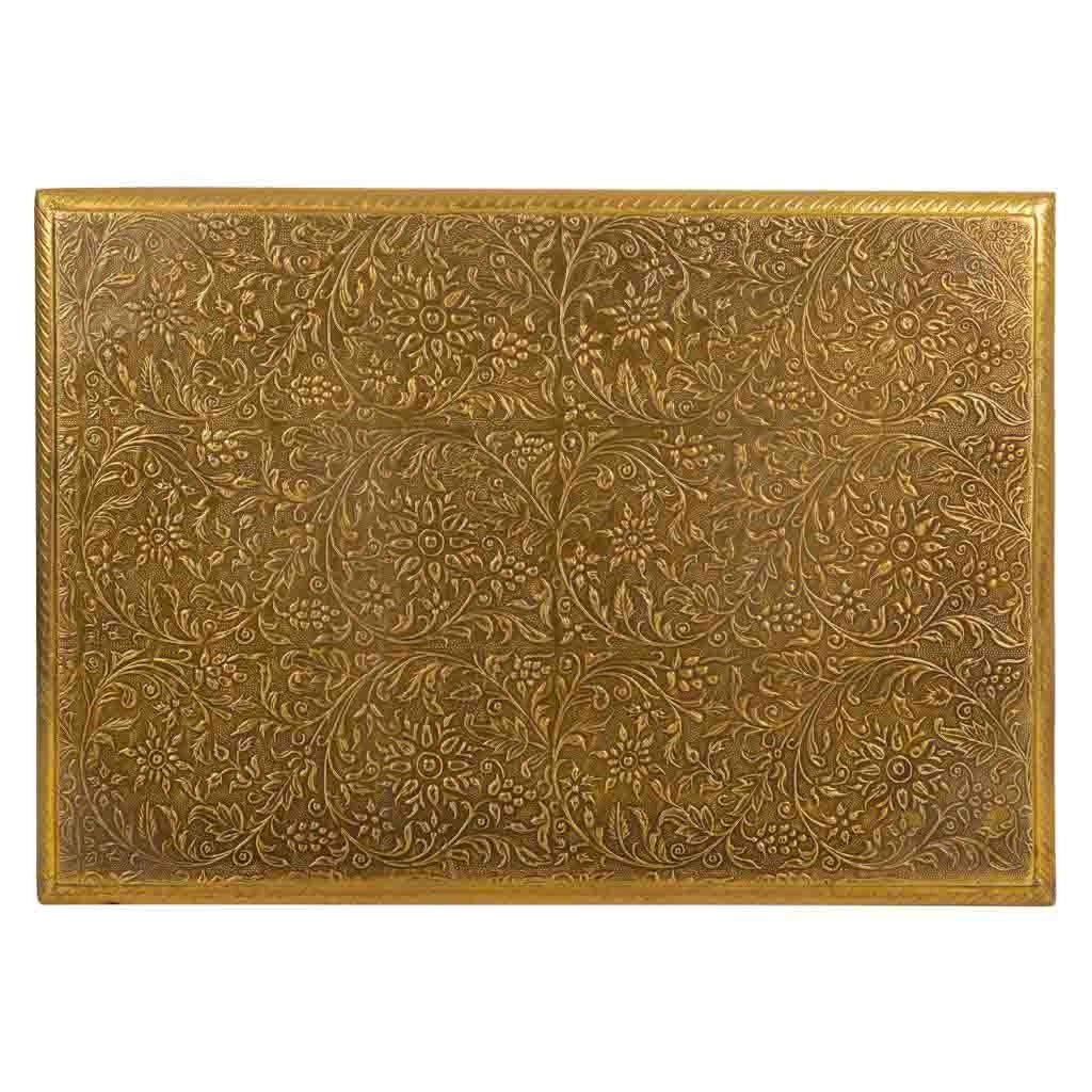 Tavolino da caffè in legno marrone 48x33x45,5h cm