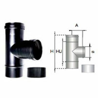 Raccordo tee f m/f inox nero d.1 0 b09gxjpbvy