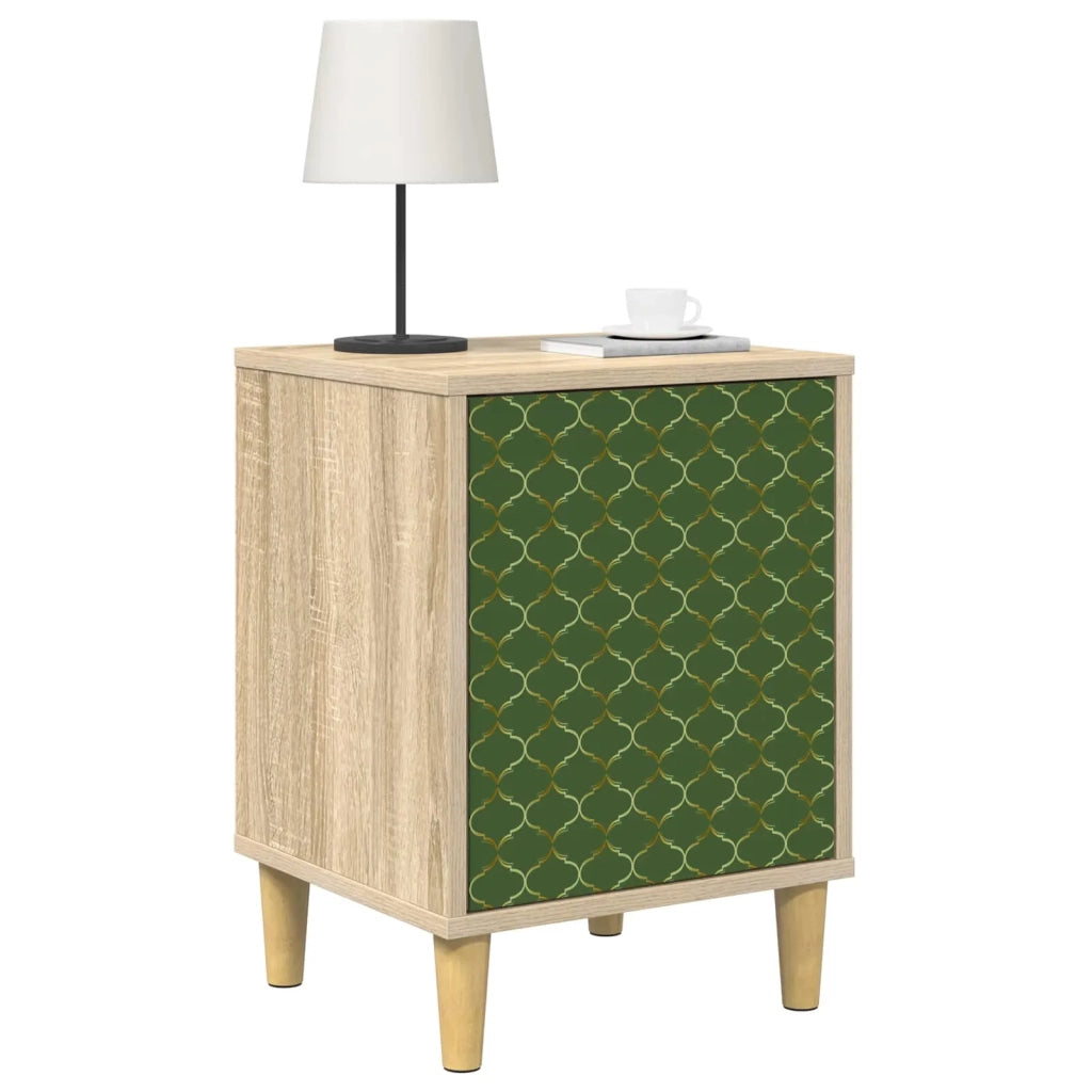 Armadio da Notte GELEEN 2 pz Rovere Sonoma 36 x 33 x 50 cm 8007194
