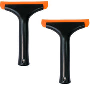 Due adesivi in silicone per finestre, adesivi per finestre auto, adesivi per specchi, adesivi per vetro, adesivi per cucina, adesivi per bagno (nero)