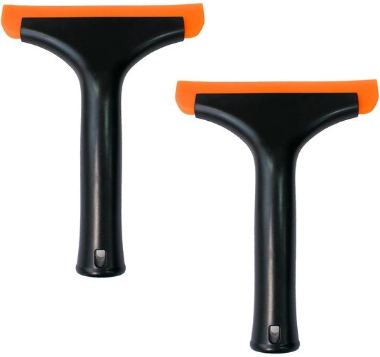 Due adesivi in silicone per finestre, adesivi per finestre auto, adesivi per specchi, adesivi per vetro, adesivi per cucina, adesivi per bagno (nero)