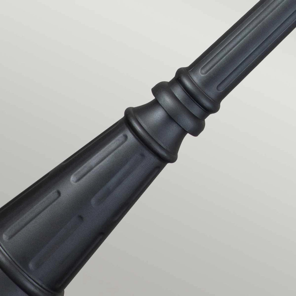 Lanterna giardino Chicago nera E27 60W IP44 Elstead