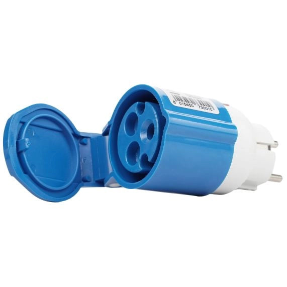 FME 73.001 ADATTATORE CEE 16A SCHUKO- 2P+T  220V IP44- FANTON- 1,0 pz