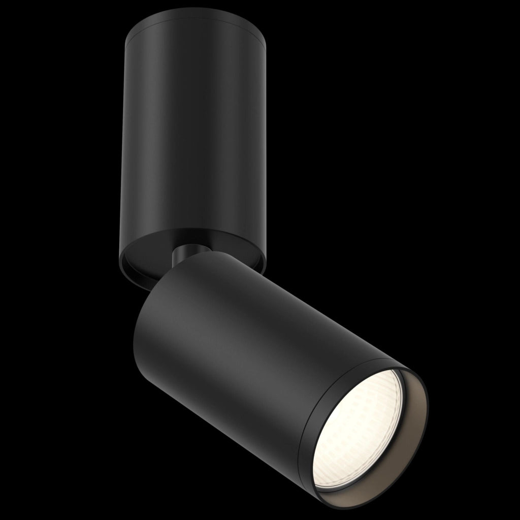 Plafoniera Ceiling & Wall in Alluminio FOCUS S Nero