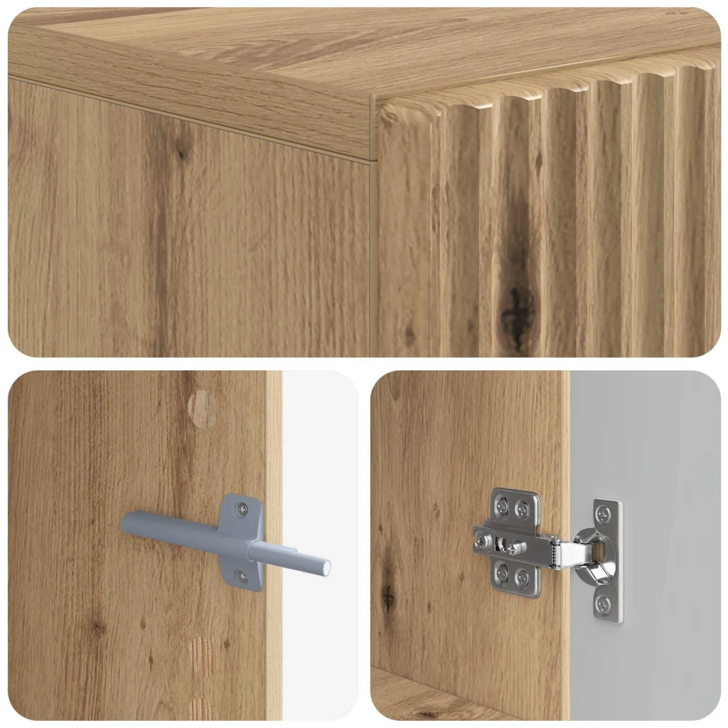 Mobile TV Rovere Artigianale Legno ingegnerizzato 896684