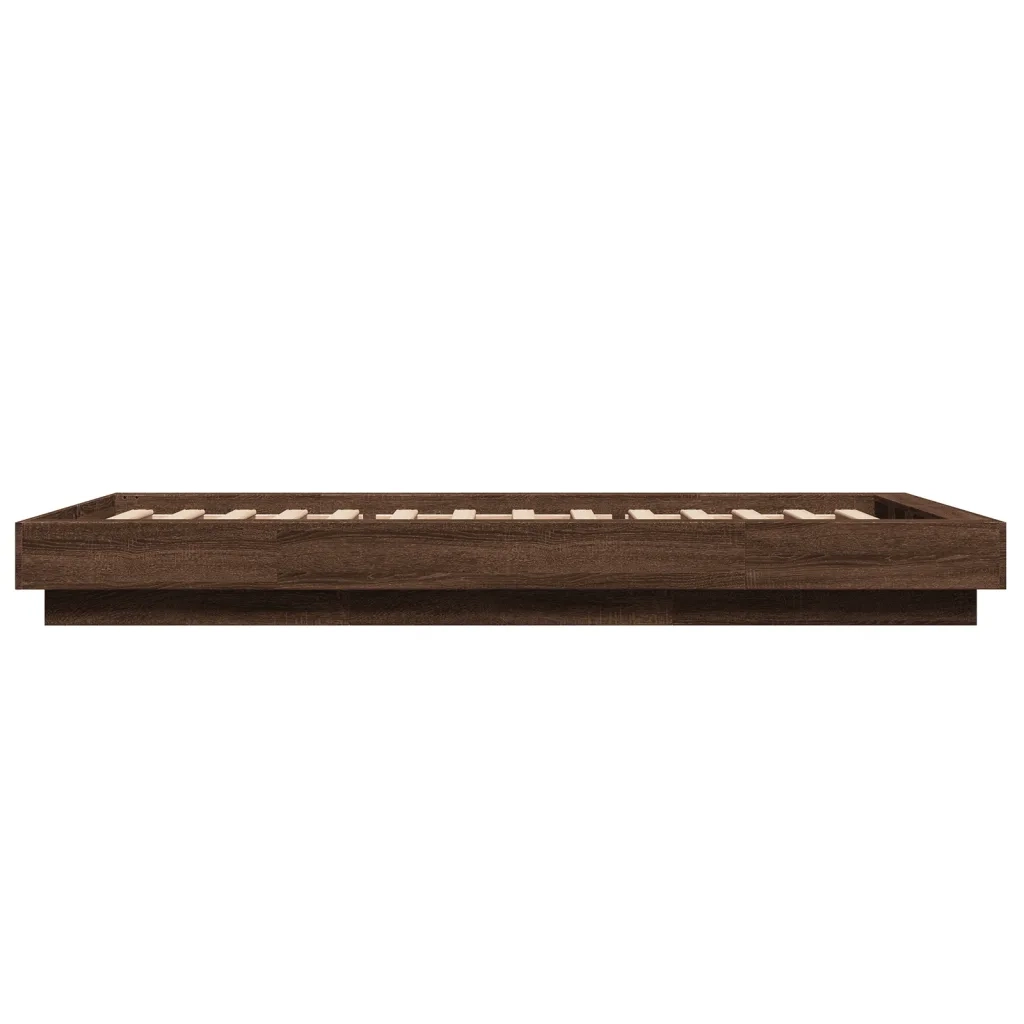Giroletto-Struttura Letto Rovere Marrone 90x200 cm in Legno Multistrato 758673