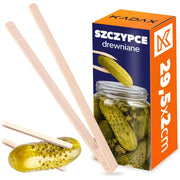 Pinze per cetrioli KADAX, per cavolo cappuccio, toast, griglia, in legno, 29,5 cm