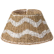 Collare dell'albero di Natale naturale con seagrass bianco ⌀ 43 cm Accessori rotondi fatti a mano