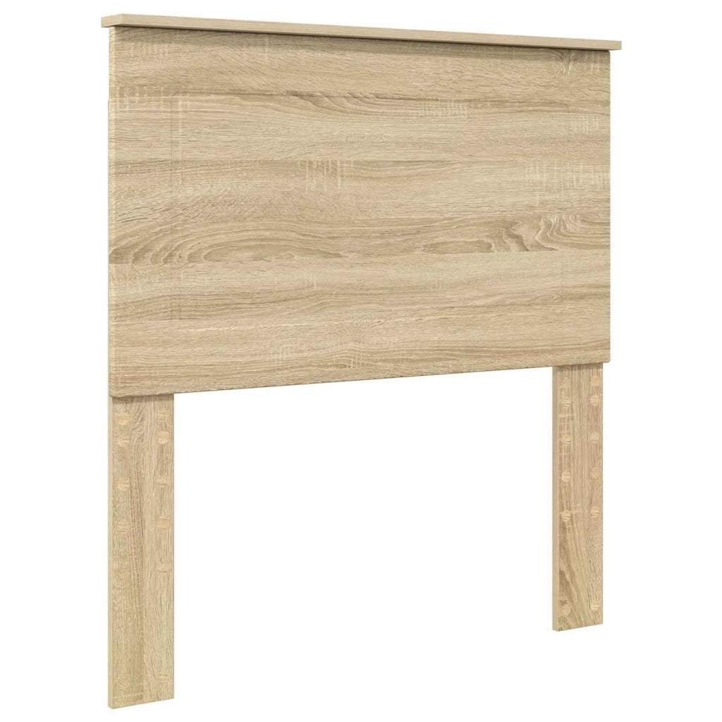 Letto con Contenitore con testiera Rovere Sonoma 90 x 200 cm