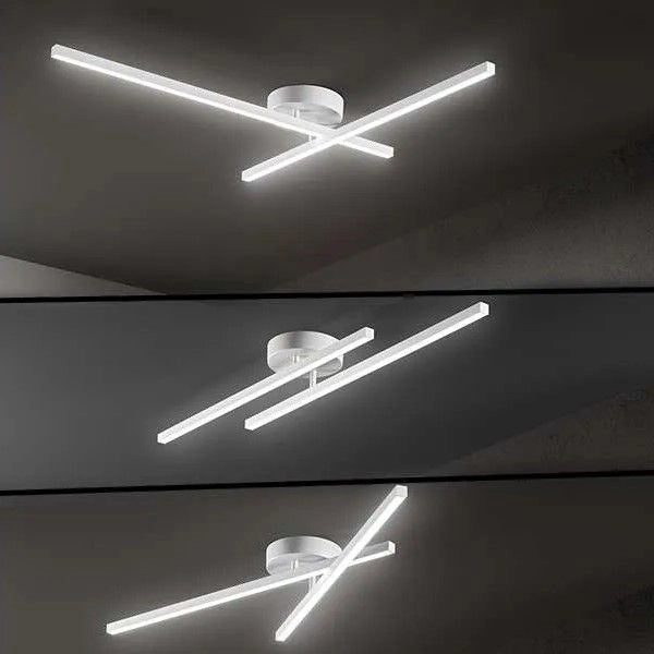 PLAFONIERA SOFFITTO/APPLIQUE PARETE BIANCA A LED SYNCRO PERENZ